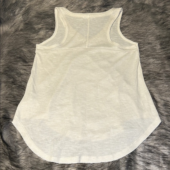 Z Supply Hacci Vagabond Ribbed Tank Size Medium Bone Cream - Picture 7 of 7